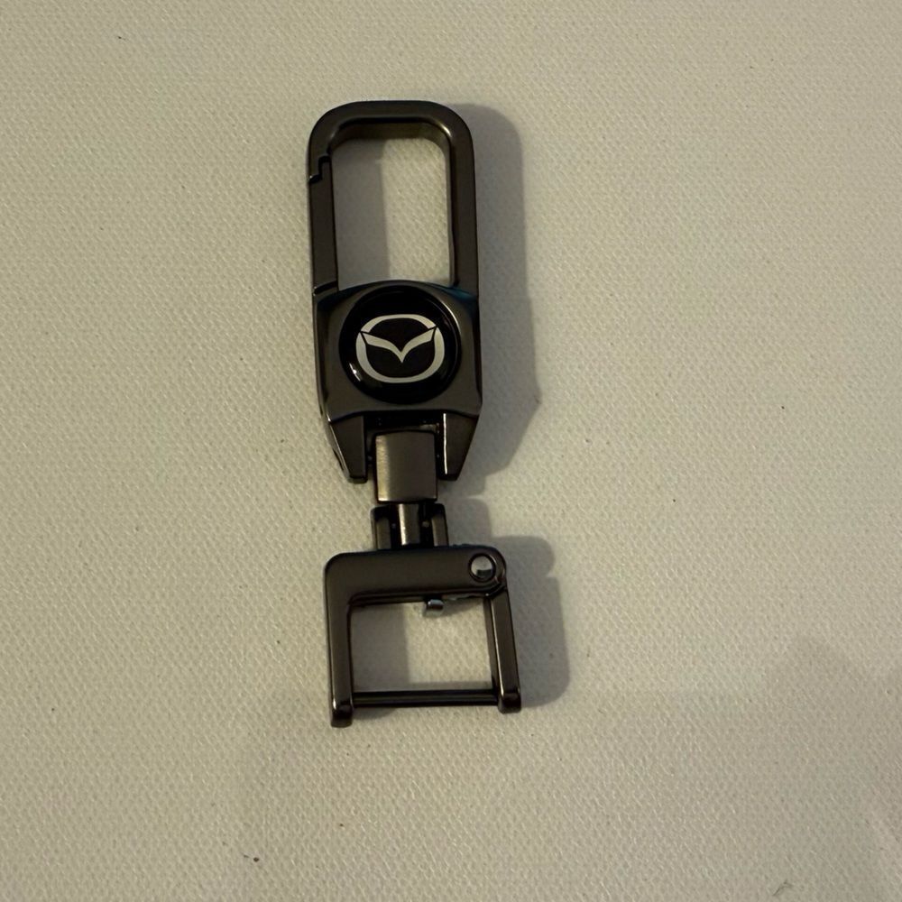 Mazda Key Fob Keychain in Metal NWT